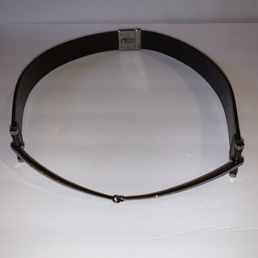 Gucci dark brown belt